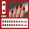 Sevgob Red Press on Nails Medium Almond Fake Nails Solid Red Color False Nails Reusable Glossy Artificial Acrylic Nail Press ons Christmas Nail for Women Daily Wear Manicure 24pcs