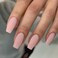 KQueenest Light Pink Press on Nails Long Medium Sheer Pastel Pink Fake Nails Press ons Glossy Soft Gel Glue on Nails Medium Coffin Reusable Opaque Square Tip Stick on Nail for Women 24 Pcs