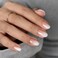 BTArtbox Press On Nails Almond Extra Short Press On Nails Nude White Ombre Soft Gel Nails Natural Reusable Stick On Nails in 16 Sizes 32 Fake Nails Kit