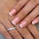 Curvlife Soft Gel Press on Nails Gel Nail Tips French Short Style Full Cover Design Reusable Fake Nails Kit with Glue and Adhesive Tabs