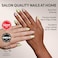 Glamnetic x Hello Kitty and Friends Press On Nails Keroppi Short Oval Pastel Green Graphic Fake Nails in a Velvet Finish 15 Sizes 30 Nail Kit with Glue
