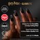 Glamnetic Press On Nails x Harry Potter Dementor Medium Almond Fake Nails with Smoky Black Gradient Tips Salon Quality Officially Licensed 15 Sizes 30 Nail Kit with Glue