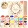V VENALISA VENALISA Gel Paint Nail Art Set 60 Colors Solid Gel Polish Art Kit Professional Salon DIY Gift