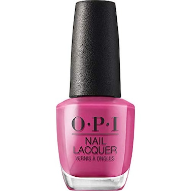 OPI Nail Lacquer No Turning Back From Pink Street Opaque Bright Pink Crme Chip Resistant Nail Polish Lisbon Collection