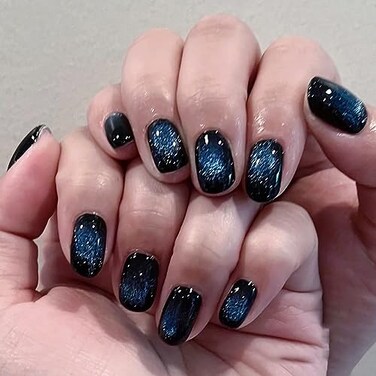 NAILKISS Cat Eye Magnetic Gel Polish B11Dark Blue