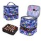 ZFZGFRCS Upgraded Nail Polish Organizer Case Holds 30 Bottles and 1 Nail Light Doublelayer Nail Bag Organizer Case Nail Polish Storage Bag with Handles Style BFlower