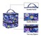 ZFZGFRCS Upgraded Nail Polish Organizer Case Holds 30 Bottles and 1 Nail Light Doublelayer Nail Bag Organizer Case Nail Polish Storage Bag with Handles Style BFlower