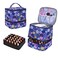 ZFZGFRCS Upgraded Nail Polish Organizer Case Holds 30 Bottles and 1 Nail Light Doublelayer Nail Bag Organizer Case Nail Polish Storage Bag with Handles Style BFlower