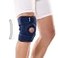 Comforband Adjustable Knee Brace Support with Side Stabilizer Patellar Tendon Support for Knee Pain Arthritis Injury Recovery Running Workout Adjustable Compression Knee Brace for Men Women Navy Regul