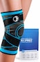 Koprez Knee Compression Sleeve for Men Women Premium Knee Brace for Pain Relief Running Workout Arthritis Support Meniscus Tear Patella Stabilizer Breathable Sports Knee