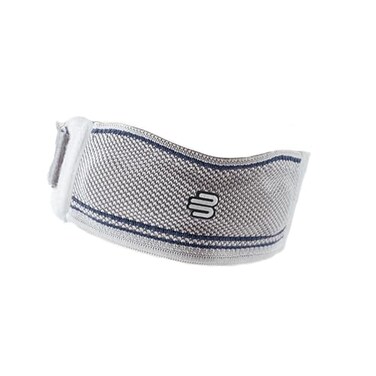 Bauerfeind GenuPoint Knee Strap Support Patella Patellar Tendon Relief for Runners Jumpers Knee Shin Splints Fits Under the Kneecap Size 2 Titanium
