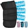 Vive Knee Ice Pack Wrap ColdHot Gel Compression Brace Heat Support Strap for Arthritis Pain Tendonitis ACL Athletic Injury Osteoarthritis Women Men Running Meniscus and Patella Surgery