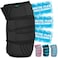 Vive Knee Ice Pack Wrap ColdHot Gel Compression Brace Heat Support Strap for Arthritis Pain Tendonitis ACL Athletic Injury Osteoarthritis Women Men Running Meniscus and Patella Surgery