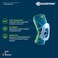 Bauerfeind Sports Knee Support Knee Brace for Pain Relief and Stabilization Patellar Knee Pad for Enhanced Support Targeted Compression Lightweight Durable White XS