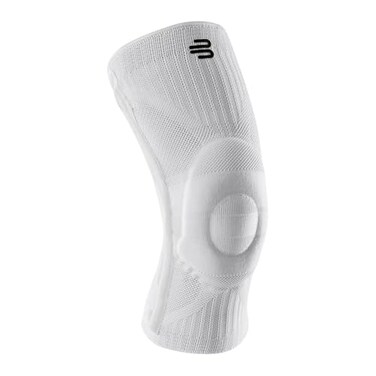 Bauerfeind Sports Knee Support Knee Brace for Pain Relief and Stabilization Patellar Knee Pad for Enhanced Support Targeted Compression Lightweight Durable White XS