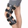 Komzer Professional ACL Knee Brace for Men and Women Hinged Knee Support for Torn ACL MCL Meniscus Tear Recovery Adjustable ROM Limiter for Post Surgery Sports Stability for Running Gym LLeft