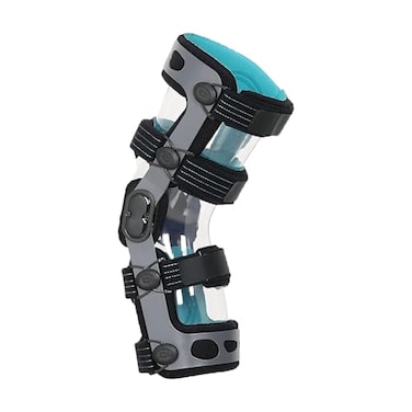 Komzer Professional ACL Knee Brace for Men and Women Hinged Knee Support for Torn ACL MCL Meniscus Tear Recovery Adjustable ROM Limiter for Post Surgery Sports Stability for Running Gym LLeft