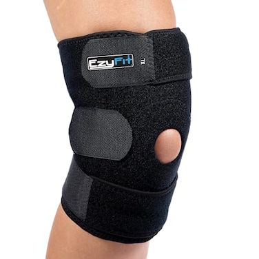 MONTAVI EzyFit Knee Brace XL Adjustable Support for Arthritis ACL Meniscus Tear Knee Pain Relief or Injury Recovery Plus Dual Side Stabilizers for Men Women Extra Large Size 16 24