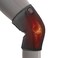 Telepepe Heated Knee Brace Cordless Knee Heating Pad for Arthritis 3 Temperature Modes Knee Warmer 3000mAh Battery Operated Knee Wrap for Men Women Seniors BlackSingle