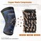 JIUFENTIAN Copper Knee Brace for Women and Men2 Pack knee compression sleeves for Arthritis Running Daily UseTargeted Support for Joint Stability Pain ReliefLarge