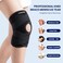 JOMVD Knee Brace for Knee Pain Meniscus Tear Adjustable Knee Support with Side Spring Stabilizers for Meniscus Tear ACL Arthritis Patella Stability Knee Pain Relief Women and Men XLarge
