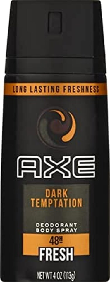 AXE Dark Temptation Body Spray Deodorant for Men 4 Oz Pack of 6