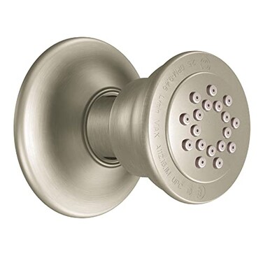 Moen Vertical Brushed Nickel Shower Body Spray Compatible with Moen MPACT Shower Valve System Valve Required A501BN