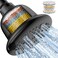 MakeFit Filtered Shower Head Matte Black High Pressure Shower Head with filter for Hard Water Rain Shower Head Water Softener Luxury 7 Settings Adjustable Water Filter Showerhead Matte Black