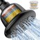 MakeFit Filtered Shower Head Matte Black High Pressure Shower Head with filter for Hard Water Rain Shower Head Water Softener Luxury 7 Settings Adjustable Water Filter Showerhead Matte Black