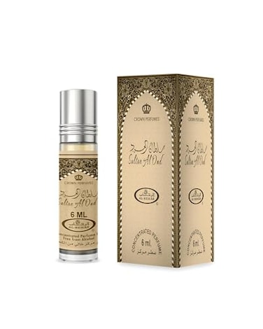 Al-Rehab AlRehab SULTAN AL OUD Perfume oil attar 6 ml 2 Pack
