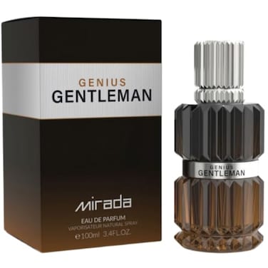 MIRADA Gentleman Genius Mens Eau de Parfum EDP 34 FL Oz 100ml Mens Perfume with Notes of Bergamot Black Pepper Lavender Orris Cloves Cinnamon Vanilla Husk Tolu Balsam