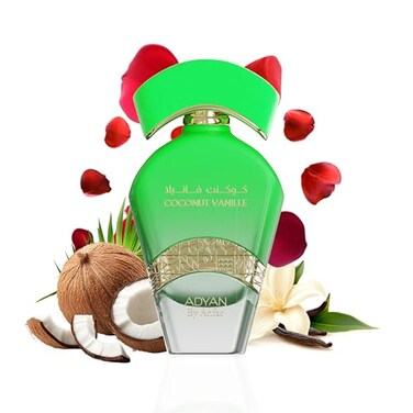 Adyan Coconut Vanille Eau de Parfum Tropical Delights Collection Unisex Perfume 100ml