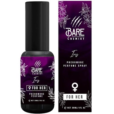 Bare Chemist Iris Pheromone Perfume for Women Long Lasting Scent Oil Perfume Enhanced with Pheromones for Her 1oz Fruity Vanilla Sweet Fresh