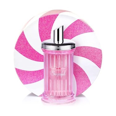 Michel Germain Sugarful Eau de Parfum Fragrance Spray Top Notes of Sparkling Tangerine Wild Strawberry Playful Pink Cotton Candy Light Scent Gift for Her 34 Fl Oz