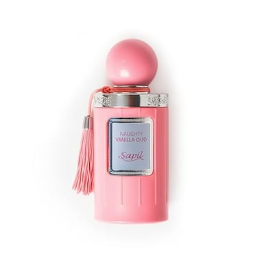 Sapil Naughty Vanilla Oud Eau de Parfum Long Lasting Unisex Gourmand Perfume Vanilla Honey Amber Notes Sweet Warm Oud Fragrance 34 oz 100ml