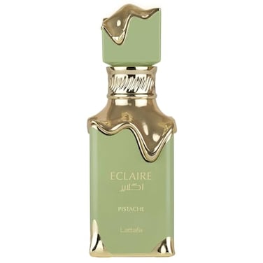 Lattafa Eclaire Pistache Gourmand Nutty Creamy Musky Eau de Parfum Spray LongLasting Fragrance for Women 34 Ounce 100 ml
