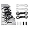 anan520 Elastic No Tie Shoe Laces For AdultsKidsElderlySystem With Elastic Shoe Laces2 Pairs Blackwhite