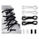 anan520 Elastic No Tie Shoe Laces For AdultsKidsElderlySystem With Elastic Shoe Laces2 Pairs Blackwhite