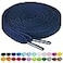 Birch Shoelaces in 27 Colors Flat 516 Shoe Laces in 4 Different Lengths 455 115cm Navy