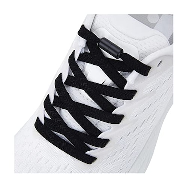 anan520 Elastic Shoe Laces Elastic No Tie Shoelaces for Adults Kids Shoes Black