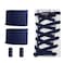 Alegrianan No Tie Shoelaces Elastic Shoelaces for AdultsKidsElastic No Tie Shoe Laces Navy Blue