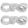 PAGOW 1Pairs Rhinestone Glitter Rope Crystal Bling Bling Shiny Round Shoe Laces for Sneakers Drawstring Cords Replacement for Sweatpants Shorts Crystal Hoodies White