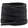 YFINE Flat Waxed Shoe Laces Sneakers Black Shoelaces for MenWomen Boot 2 Pair 47 Inch