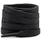 YFINE Flat Waxed Shoe Laces Sneakers Black Shoelaces for MenWomen Boot 2 Pair 47 Inch