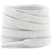YFINE Flat Waxed Shoe Laces Sneakers White Shoelaces for MenWomen Boot 2 Pair 47 Inch