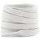 YFINE Flat Waxed Shoe Laces Sneakers White Shoelaces for MenWomen Boot 2 Pair 47 Inch