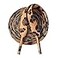 BGXW Thin Flat Leopard Cow Print Shoelaces Camouflage Shoe Laces Shoestring 1 Pair 47 Inch Leopard
