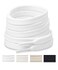 Handshop Wide Flat Athletic Shoelaces 5162 Pair Shoe Laces for Sneakers and Casual Shoes Replacements White 40 inch 100cm