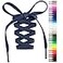 Handshop Flat Shoelaces 516 Shoe Laces Replacements For Sneakers and Athletic Shoes Boots Navy Blue 122cm