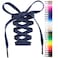 Handshop Flat Shoelaces 516 Shoe Laces Replacements For Sneakers and Athletic Shoes Boots Navy Blue 122cm